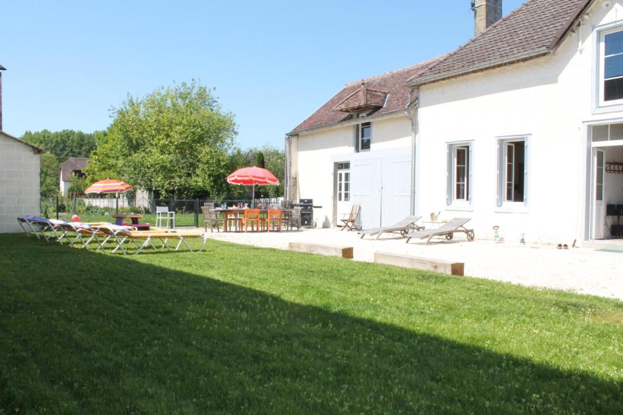 Вилла La Ferme De Mon Enfance Villechetif Экстерьер фото